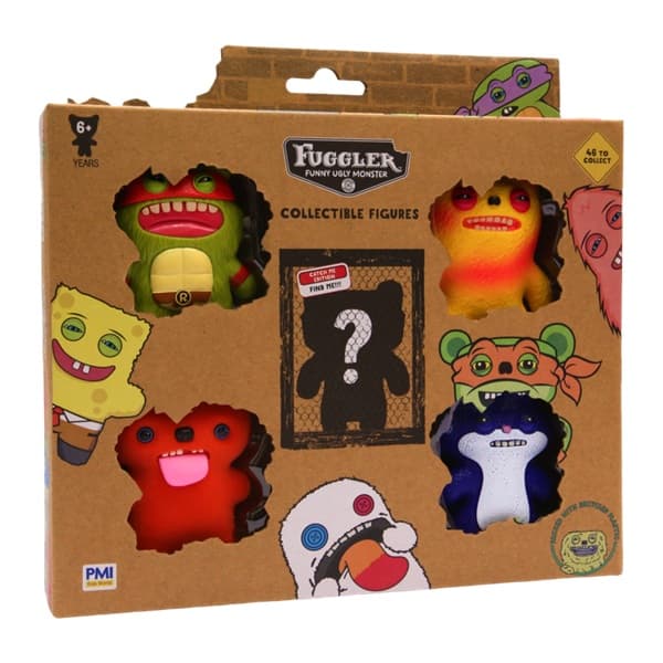 Fuggler x SpongeBob SquarePants / Teenage Mutant Ninja Turtles: Ver.2 - 5-pack Deluxe Figure 6cm