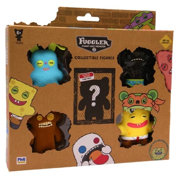 Fuggler x SpongeBob SquarePants / Teenage Mutant Ninja Turtles: Ver.5 - 5-pack Deluxe Figure 6cm