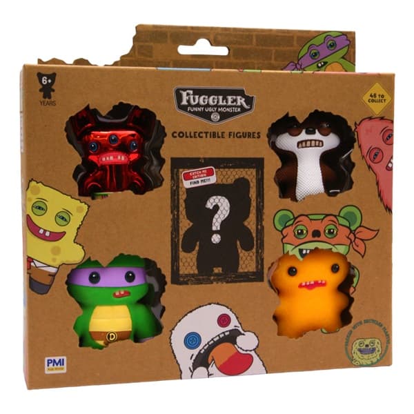 Fuggler x SpongeBob SquarePants / Teenage Mutant Ninja Turtles: Ver.7 - 5-pack Deluxe Figure 6cm