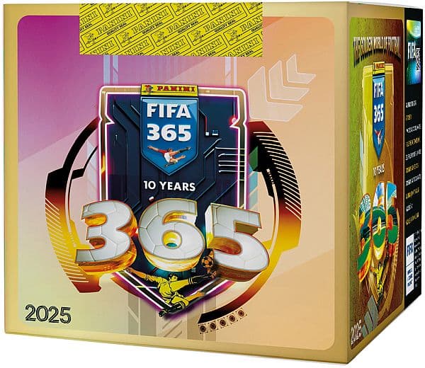 Panini Fodbold-Stickers/KlistermÃ¦rker: FIFA 365 2025 - Booster Display - 1 Box med 50 Pakker