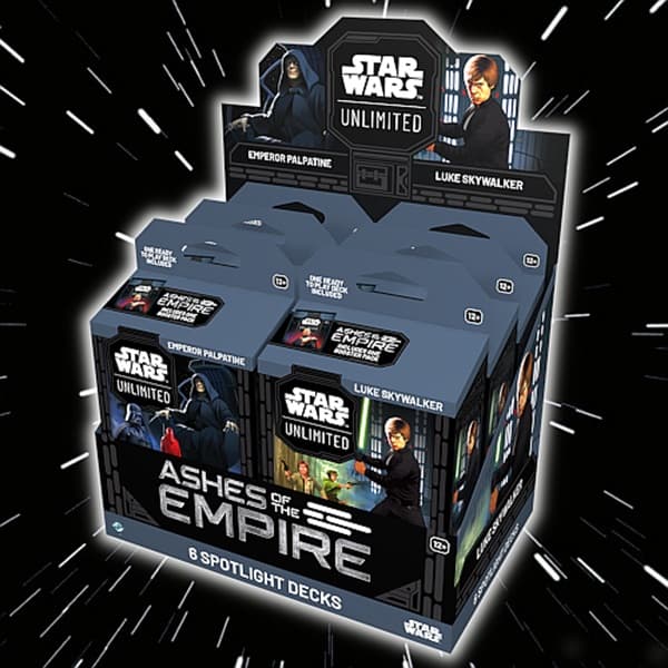 Star Wars: Unlimited TCG - Set 8: Ashes of the Empire - Spotlight Deck Display (6 Decks)