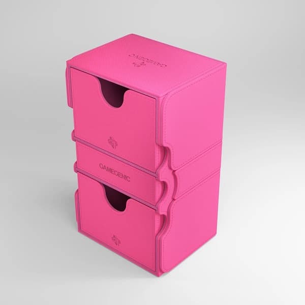 Gamegenic - Deck Box: Stronghold 200+ XL - Pink (LyserÃ¸d)
