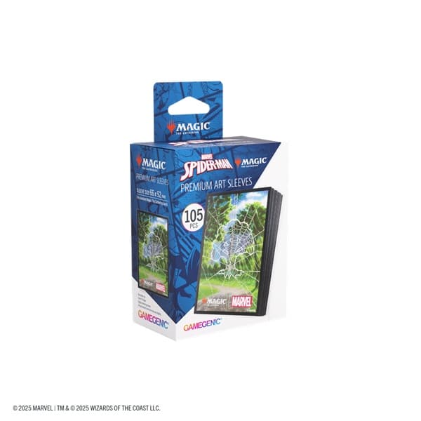Gamegenic - Magic: The Gathering - Marvel's Spider-Man - Premium Art Sleeves - Spider-Man Forest (105 Kortlommer)