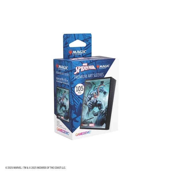 Gamegenic - Magic: The Gathering - Marvel's Spider-Man - Premium Art Sleeves - Venom (105 Kortlommer)