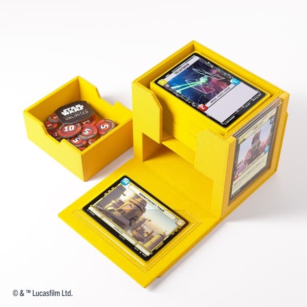 Gamegenic - Deck Box: Star Wars: Unlimited Deck Pod - Yellow (Gul)