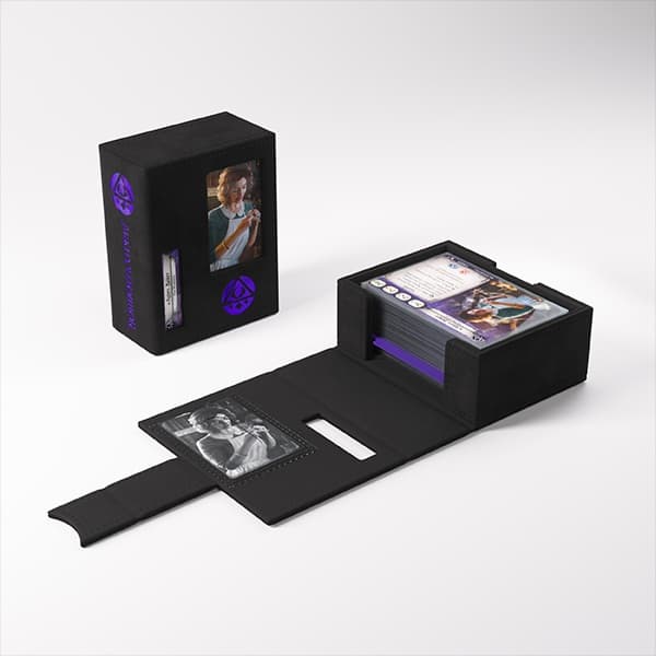 Gamegenic - Deck Box: Arkham Horror: The Card Game: Deck Tome (New Edition): Purple (Lilla, Mystic)
