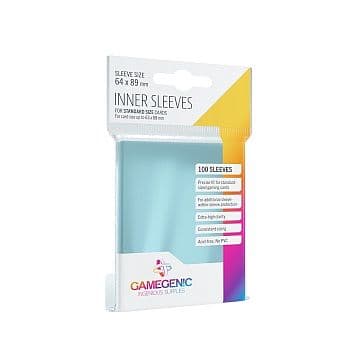 Gamegenic - Inner Sleeves - Clear (Transparent) (100 Kortlommer)