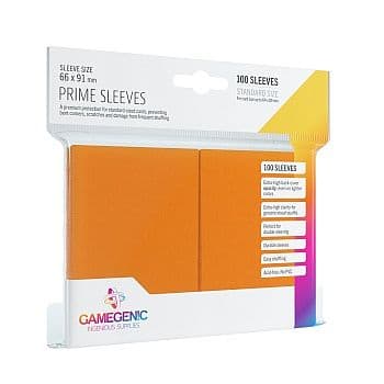 Gamegenic - Prime Sleeves: Orange (100 Kortlommer)