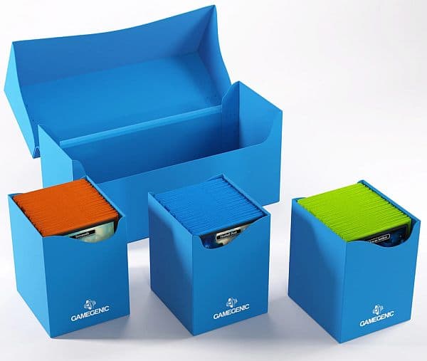 Gamegenic - Deck Box: Triple Deck Holder 300+ XL - Blue (BlÃ¥)