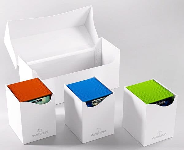 Gamegenic - Deck Box: Triple Deck Holder 300+ XL - White (Hvid)