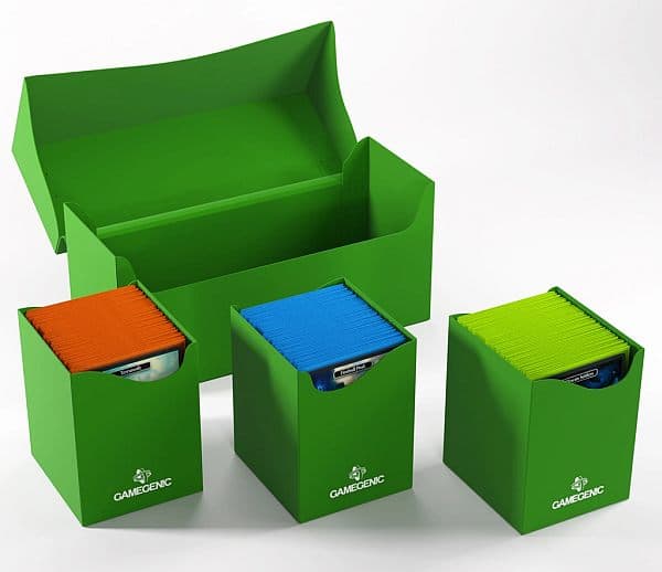 Gamegenic - Deck Box: Triple Deck Holder 300+ XL - Green (GrÃ¸n)
