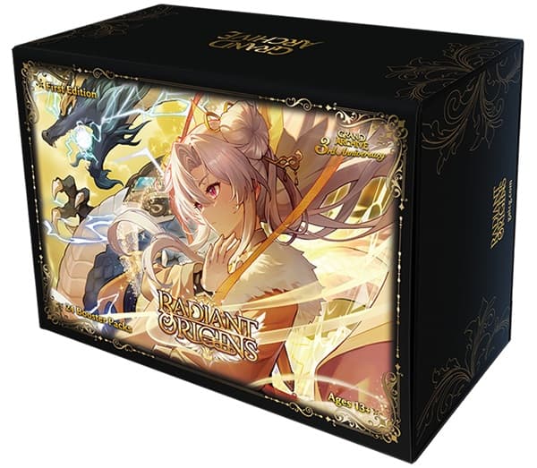 Grand Archive TCG: Radiant Origins (1st Edition) - Booster Display (Box med 24 Pakker)
