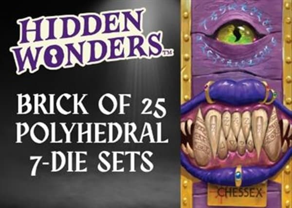 Dice - Chessex - Hidden Wonders - 1 x TilfÃ¦ldigt/Random
