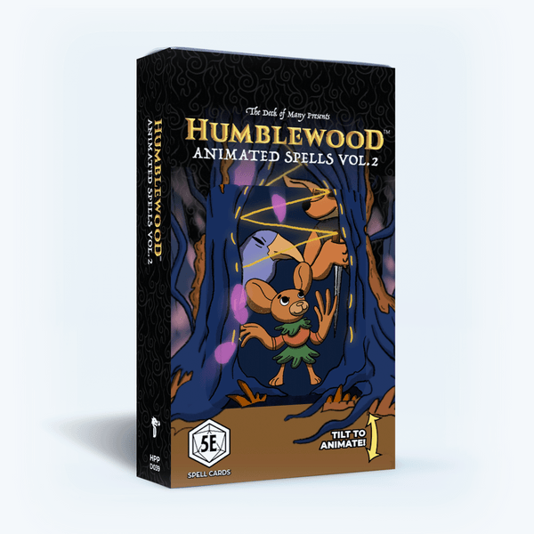 D&D 5.0/5e TilbehÃ¸r (3rd Party) - Humblewood: Animated Spells Volume 2 (The Deck of Many)