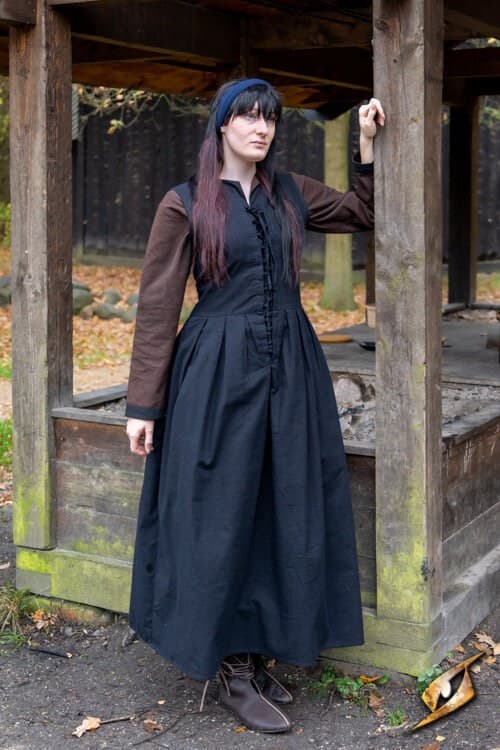 Adelina Dress - Epic Armoury - Epic Black - Medium - Live Rollespil