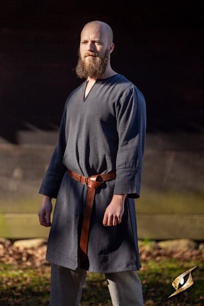 Woodland Tunic - Night Grey - Large - Epic Armoury - Live Rollespil