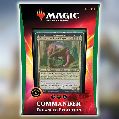 Magic Commander 2020 [EDH] (Ikoria: Lair of Behemoths) Multiplayer Deck: V5 - Enhanced Evolution (Otrimi, the Ever-Playful) - 100 kort