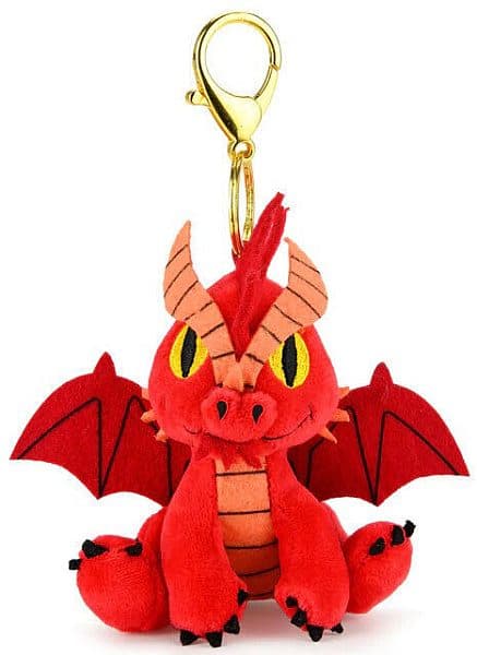 Dungeons & Dragons - Red Dragon - Kidrobot Phunny Plush/Bamse Keyring Charm 7cm