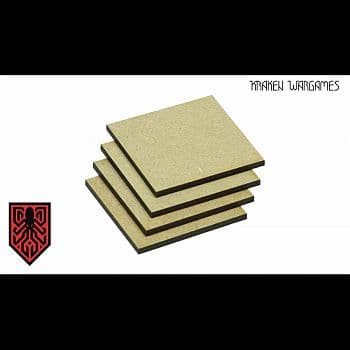 Kraken Wargames MDF Bases - Square 25x25mm x 40