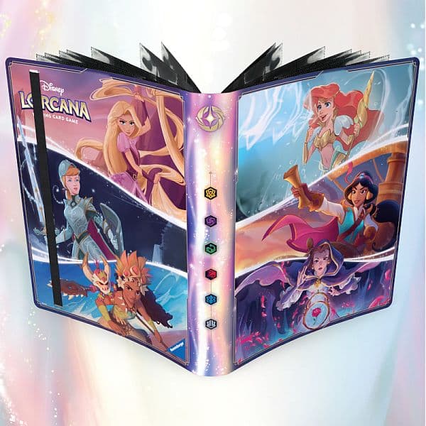 Mappe - Disney Lorcana TCG: Set 09 (Fabled): Princesses - 9-Pocket Lorebook Card Portfolio - Album (Holder 252 kort)