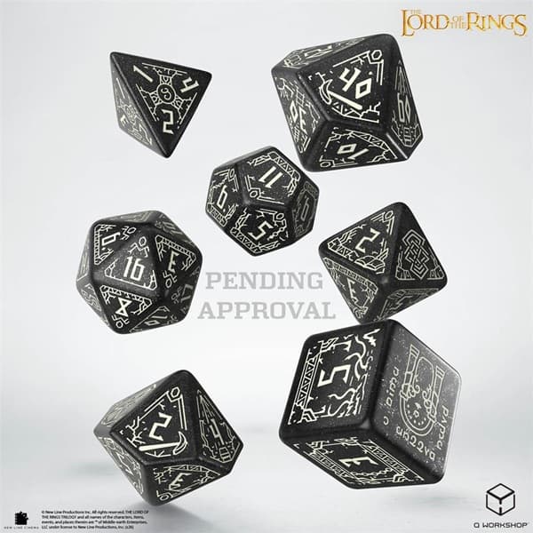 Dice - TerningesÃ¦t - 7 terninger - The Lord of the Rings: Moria
