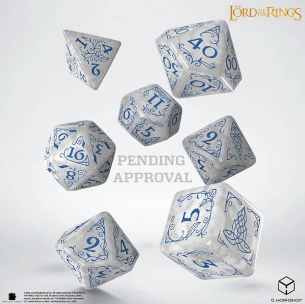 Dice - TerningesÃ¦t - 7 terninger - The Lord of the Rings: Rivendell - Stone