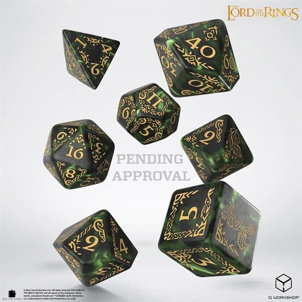 Dice - TerningesÃ¦t - 7 terninger - The Lord of the Rings: Rohan