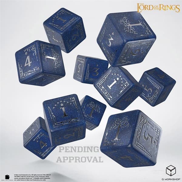Dice - TerningesÃ¦t - 10 Terninger - 6 sidet (D6) - The Lord of the Rings: Gondor