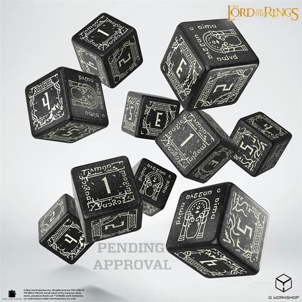 Dice - TerningesÃ¦t - 10 Terninger - 6 sidet (D6) - The Lord of the Rings: Moria