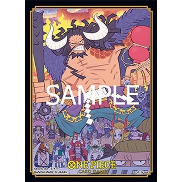 70 lommer! One Piece Card Game - Official Sleeves Store Edition Vol.1: Kaido - Deck Protector Sleeves