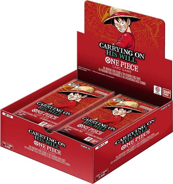 One Piece Card Game: OP13: Carrying On His Will - Booster Display (Box med 24 Pakker)