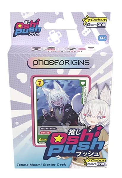 Oshi Push VTuber Card Game: Gen One: Phase Origins: Starter Deck - Tenma