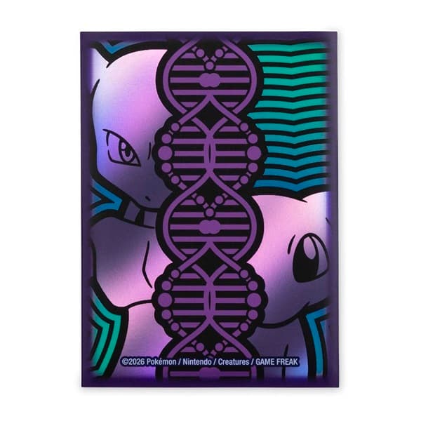 PokÃ©mon TCG - Mewtwo & Mew DNA - 65 lommer - PokÃ©mon Center Card Sleeves