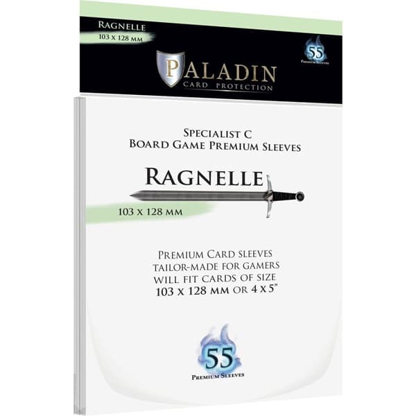 Paladin Sleeves - Ragnelle - Premium Specialist C - 103x128mm - Clear (Transparent) (55 Kortlommer)