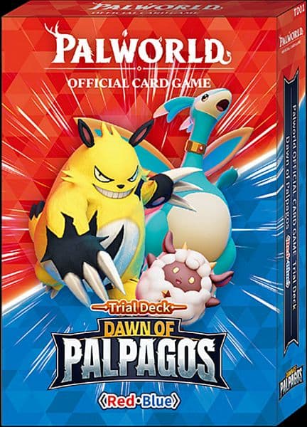 Palworld Official Card Game (TCG): TD01 Dawn of Palpagos: Red-Blue Deck