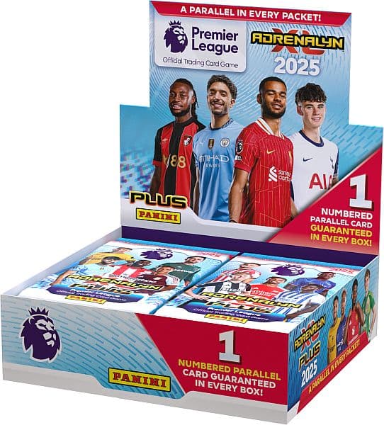 Panini Adrenalyn XL: Premier League 2024/2025 PLUS - Booster Display - 1 Box med 24 Pakker