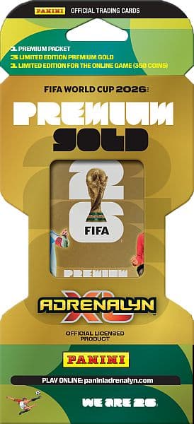 Panini FIFA World Cup 2026: Premium Gold Blister Pack
