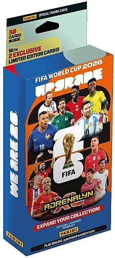 Panini Adrenalyn XL: FIFA World Cup 2026 Upgrade - Updated Set Blister (Deck) - Blister med 48 kort + 2 Limited Edition