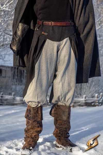 Pants Ignis: Wool - Epic Black/Misty Grey - Epic Armoury - Small/Medium - Live Rollespil