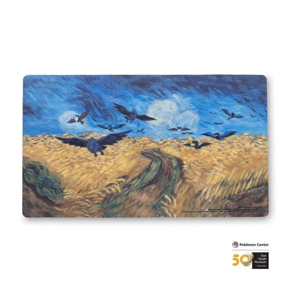 Pokemon SpillemÃ¥tte (Playmat) - PokÃ©mon Center x Van Gogh Museum: Corviknight Inspired By Wheatfield With Crows
