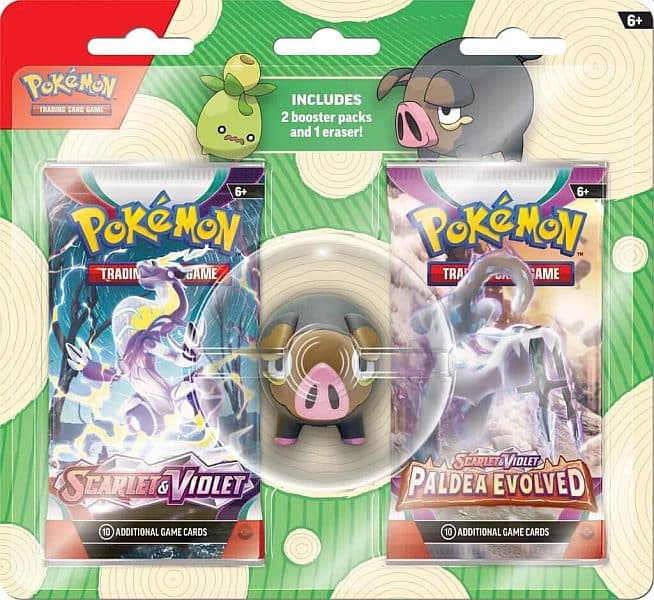 Pokemon Back to School 2023 Eraser Blister Pack: Lechonk