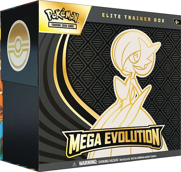 Pokemon Mega Evolution: Base Set - Elite Trainer Box (Mega Gardevoir/Alakazam) - Boks med 9 Boosters, Promokort & TilbehÃ¸r