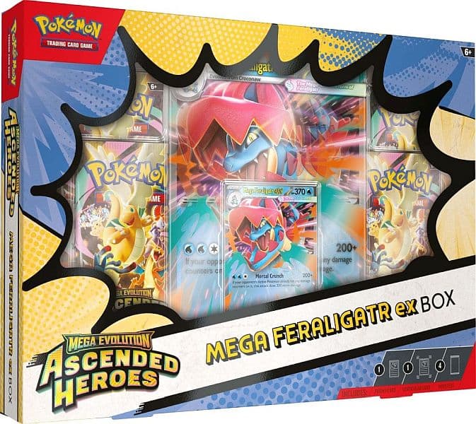 Pokemon ME02.5 Ascended Heroes: Mega Feraligatr ex Box