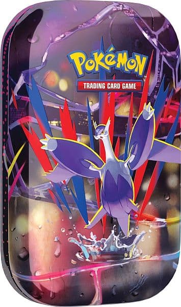 Pokemon Tin Kasse - 2025 Fall Mega Heroes Mini Tin: Mega Latios (2 Boosters & KlistermÃ¦rker)