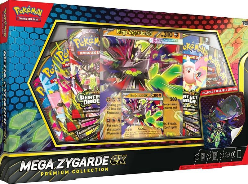 Pokemon  ex Box: Mega Zygarde ex Premium Collection (8 Boosters)