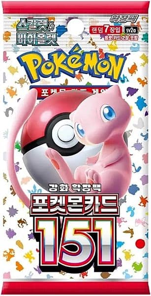 Pokemon Card 151 Booster Pack *KOREANSK*