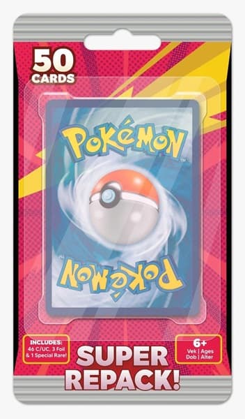 Pokemon TCG: Super Repack (50 Kort)