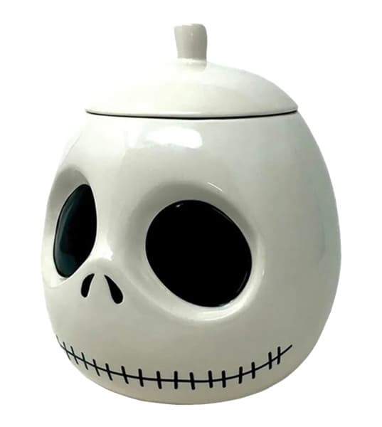 The Nightmare Before Christmas: Jack Skellington Head - 3D Sculpted Ceramic Cookie Jar