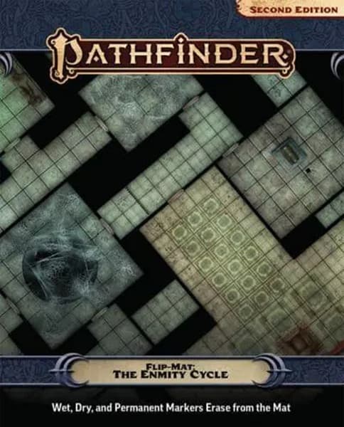 GameMastery Flip-Mat: The Enmity Cycle - Tabletop MÃ¥tte - D&D & Pathfinder #PZO30129