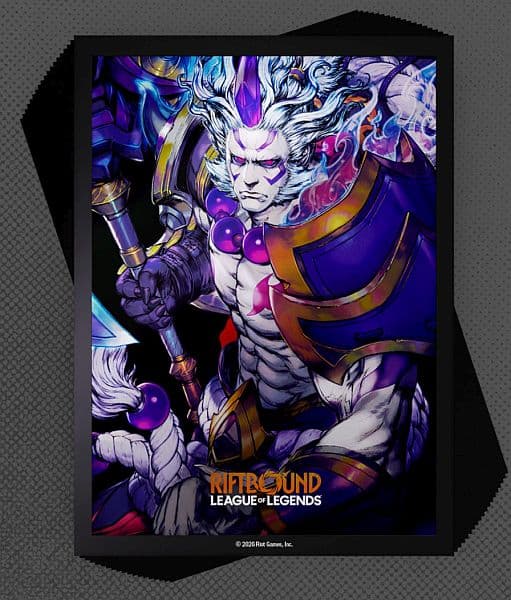 100 Lommer! Riftbound: League of Legends TCG: Set 02: Spiritforged #2: Spirit Blossom Darius - Deck Protector Art Sleeves